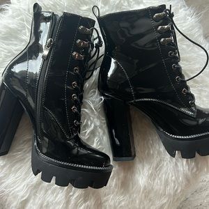 Black Platform boots